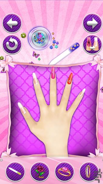 سالن تخصصی ناخن | بازی دخترانه - Gameplay image of android game