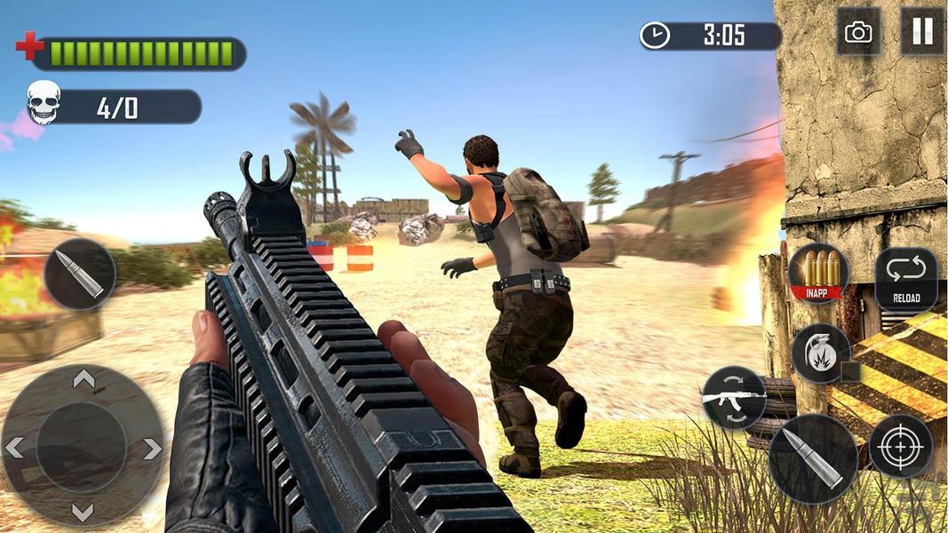بازی تفنگی کانتر استریک - Gameplay image of android game