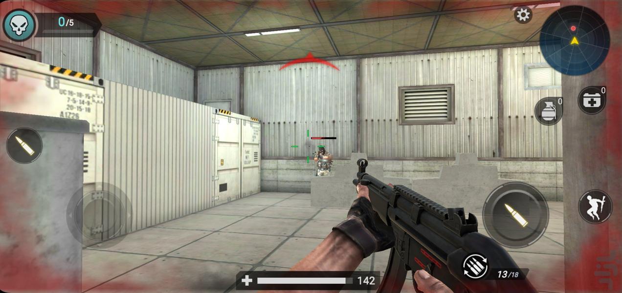 بازی تفنگی کانتر استریک - Gameplay image of android game