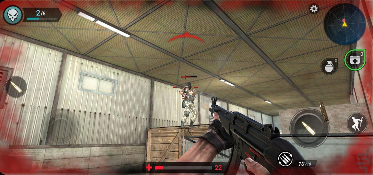 بازی تفنگی کانتر استریک - Gameplay image of android game