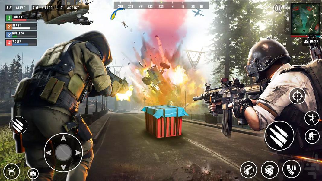 بازی تفنگی نیروی زمینی - Gameplay image of android game