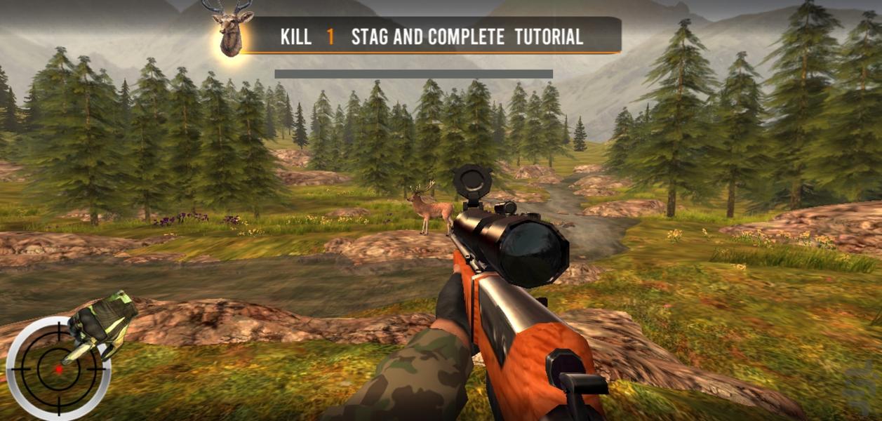 بازی تفنگی شکار - Gameplay image of android game