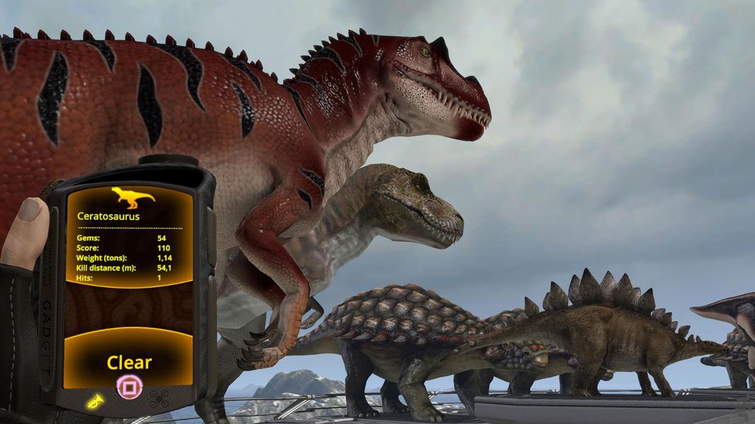 بازی شکار دایناسور - Gameplay image of android game