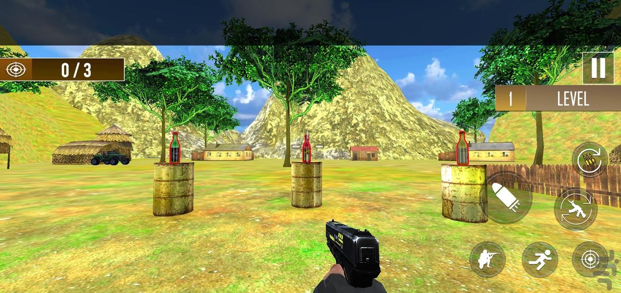 بازی شکارچی اردک | تفنگ بازی - عکس بازی موبایلی اندروید