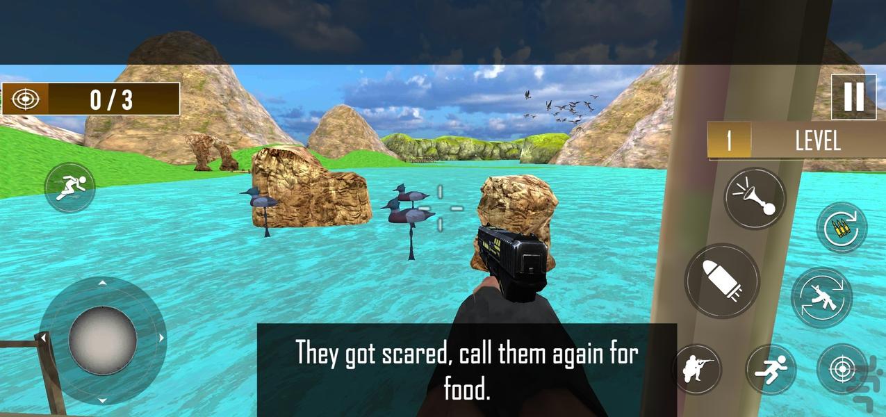 بازی شکارچی اردک | تفنگ بازی - عکس بازی موبایلی اندروید