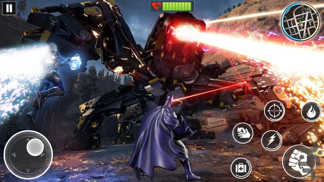 بازی بتمن - Gameplay image of android game