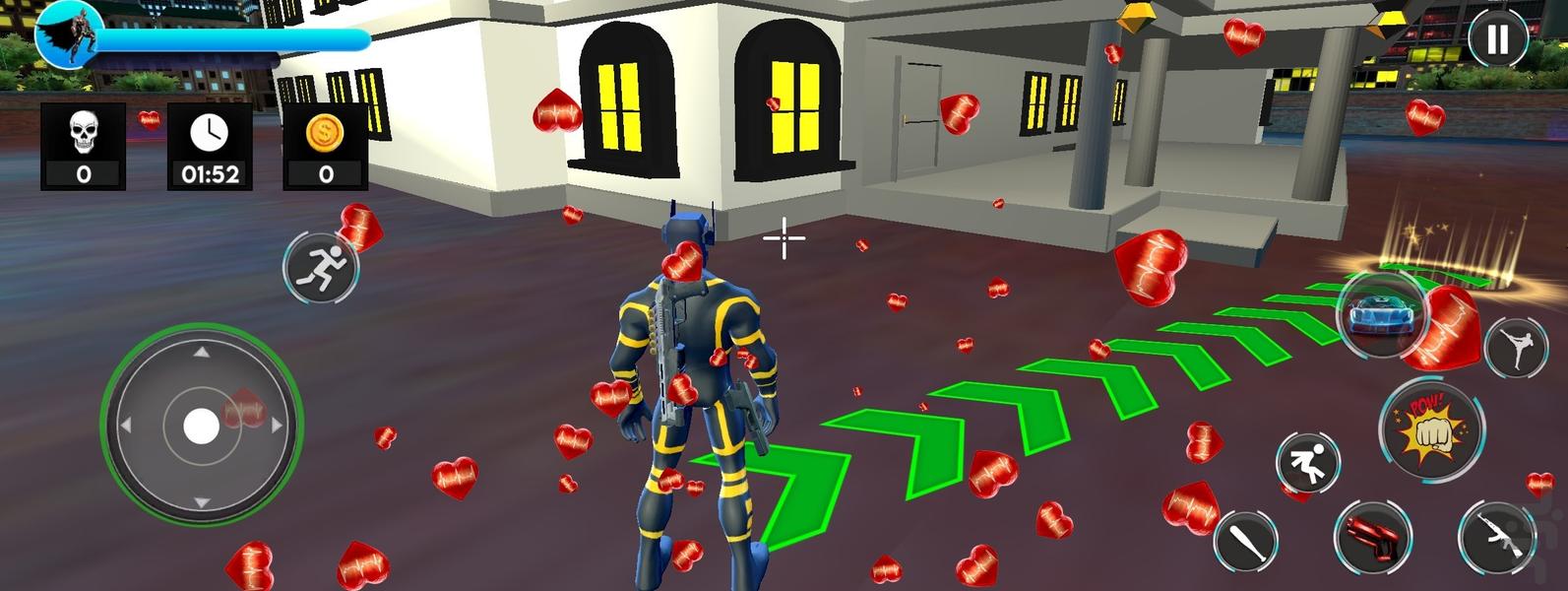 بازی بتمن - Gameplay image of android game