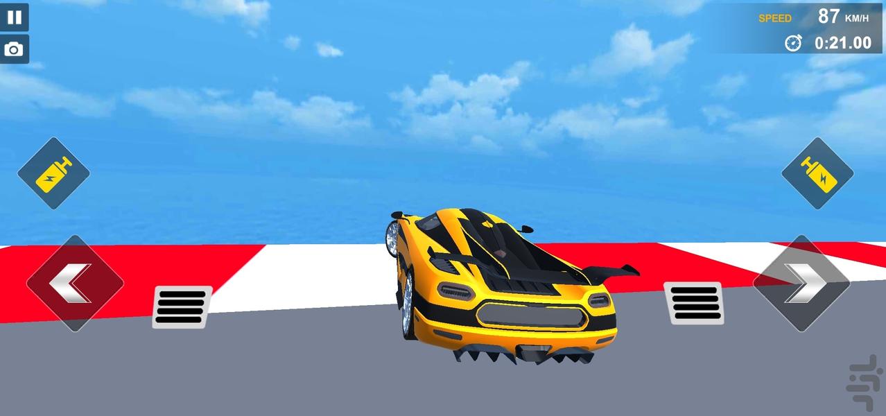 بازی ماشین اسپرت - Gameplay image of android game