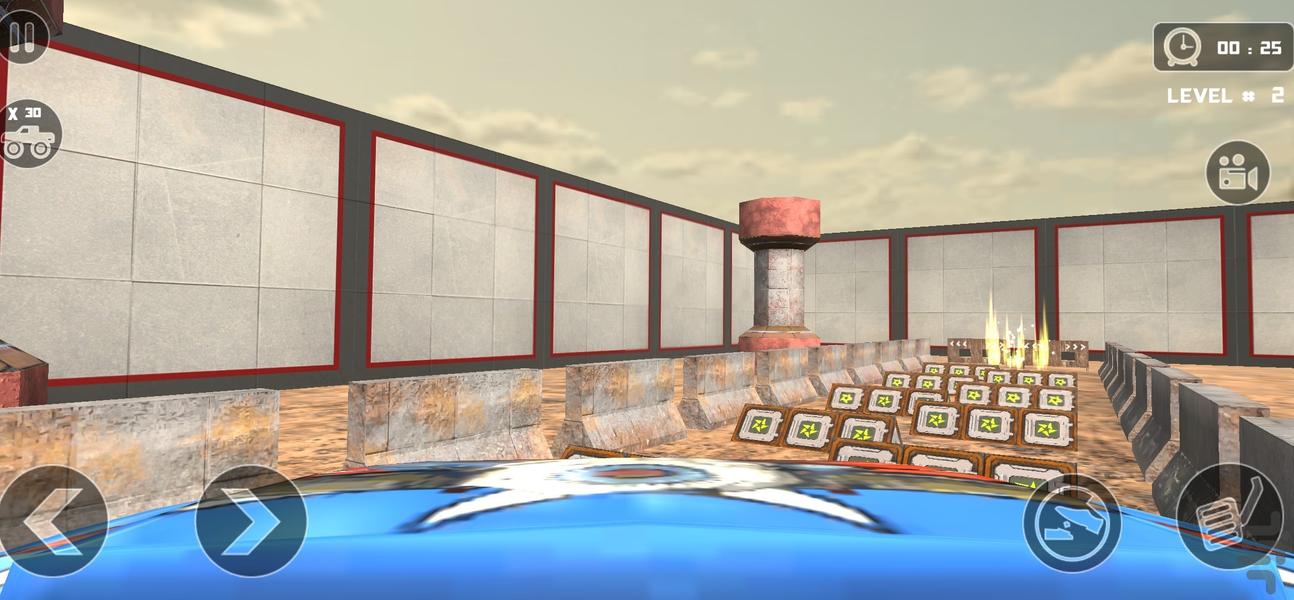 بازی ماشین هیولا - Gameplay image of android game