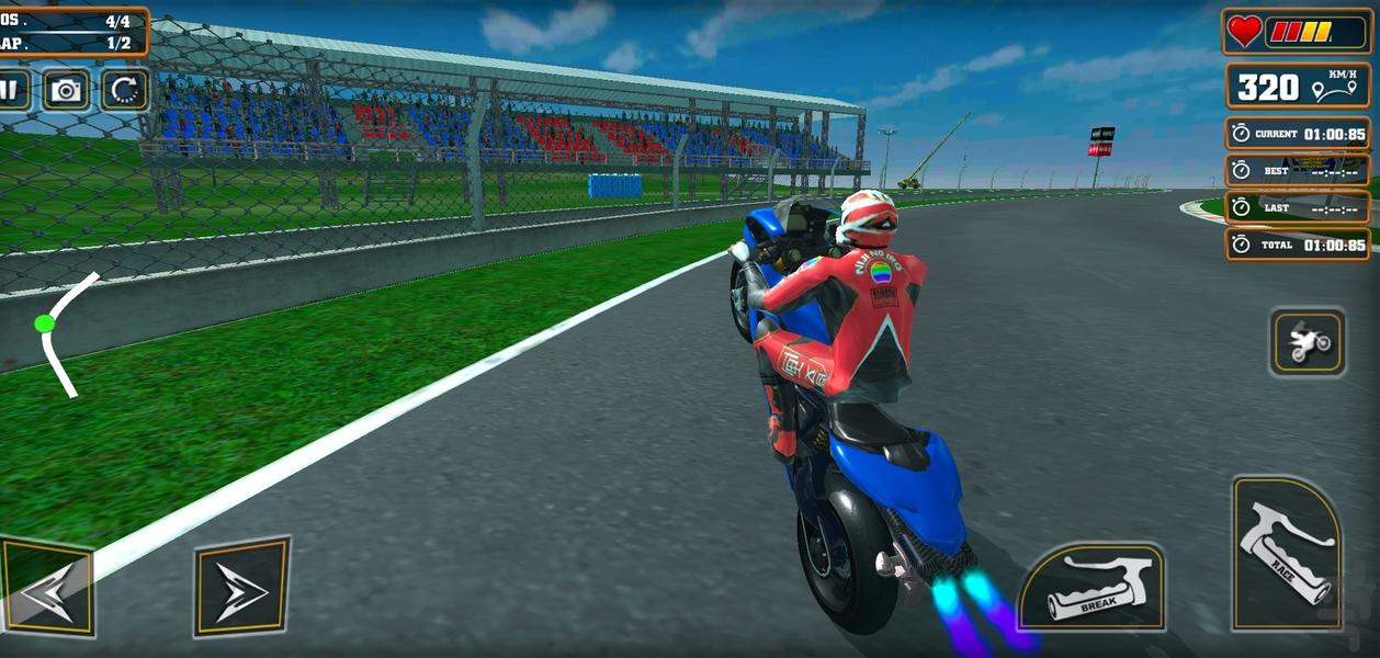 مسابقات موتور سواری | بازی جدید - Gameplay image of android game