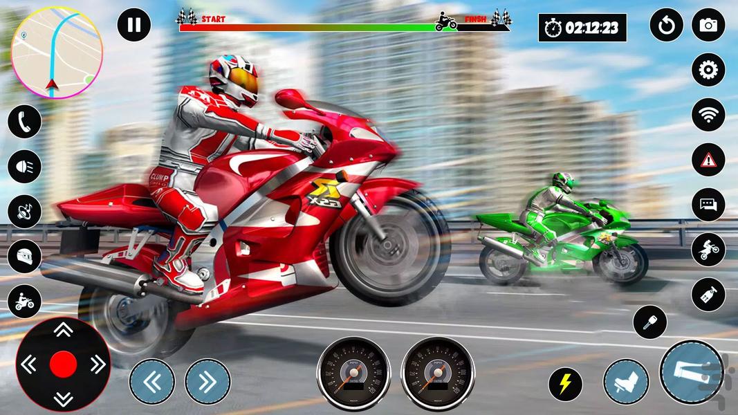 مسابقات موتور سواری | بازی جدید - عکس بازی موبایلی اندروید