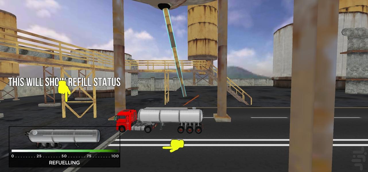 بازی ماشین حمل سوخت پرنده | جدید - عکس بازی موبایلی اندروید