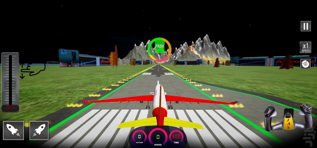 بازی جدید خلبان هواپیما - Gameplay image of android game