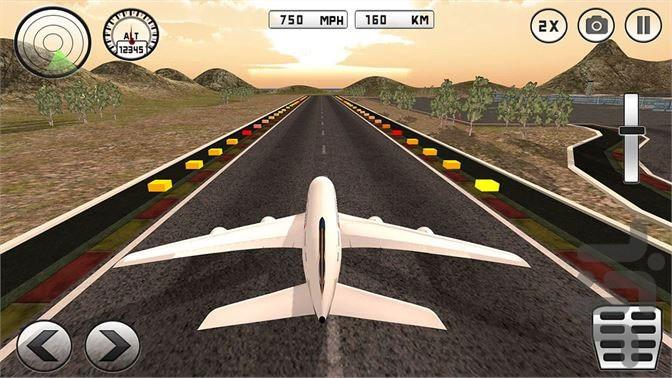 بازی جدید خلبان هواپیما - Gameplay image of android game