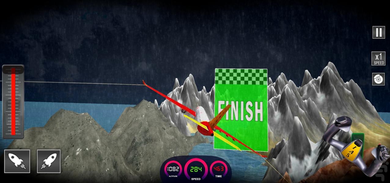 بازی جدید خلبان هواپیما - Gameplay image of android game