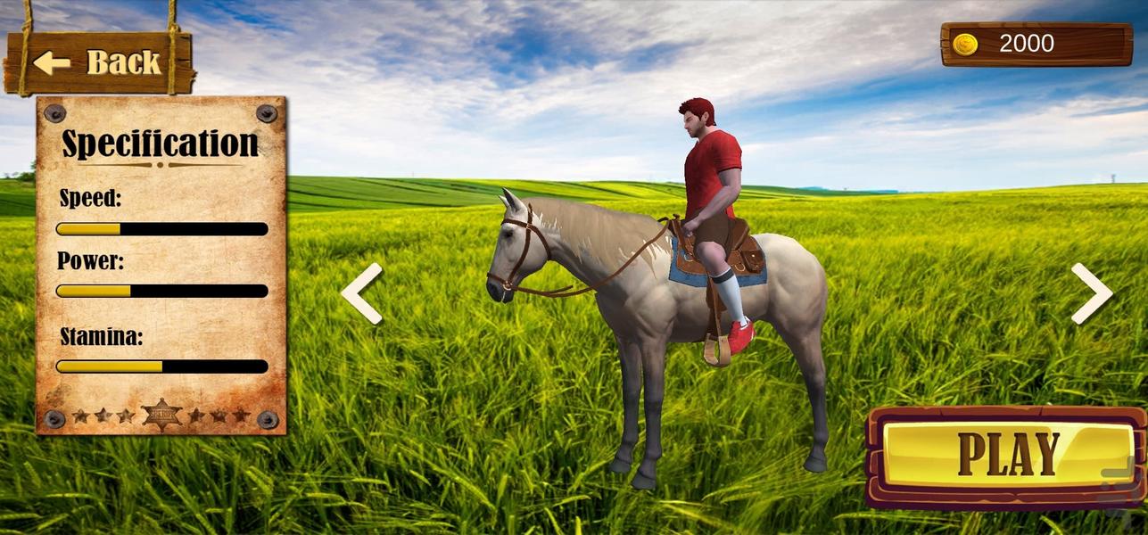 بازی مسابقات سوارکاری | اسب سواری - Gameplay image of android game