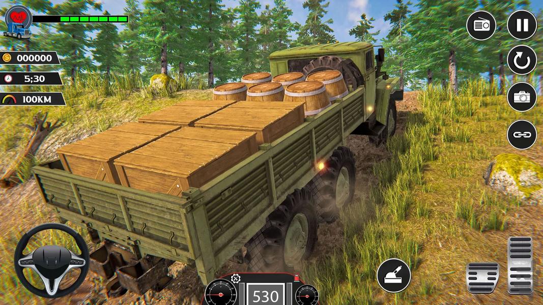 بازی کامیون و جاده | کامیون سواری - Gameplay image of android game
