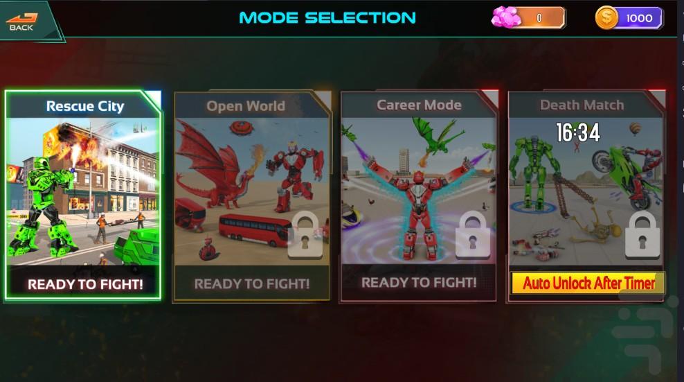 بازی ربات جنگی - Gameplay image of android game