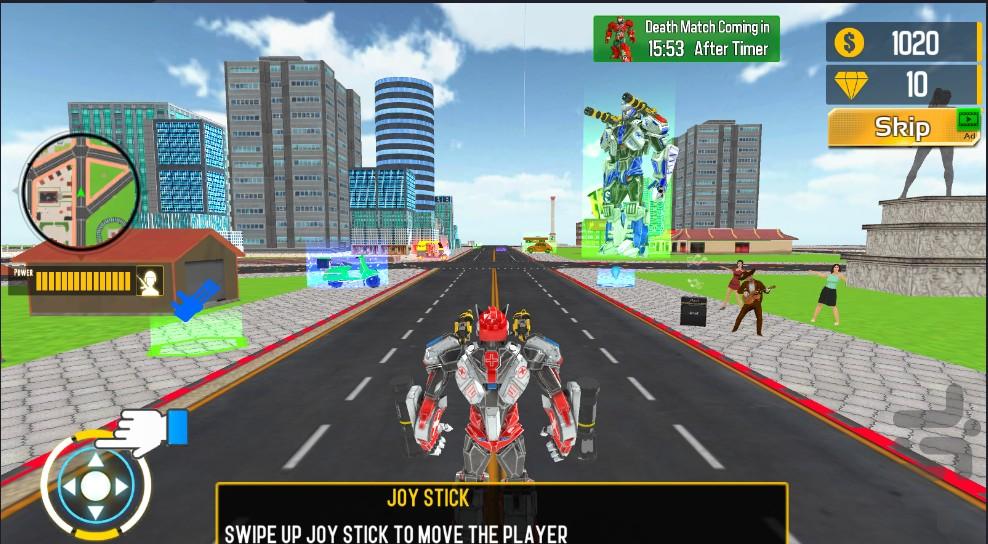 بازی ربات جنگی - Gameplay image of android game