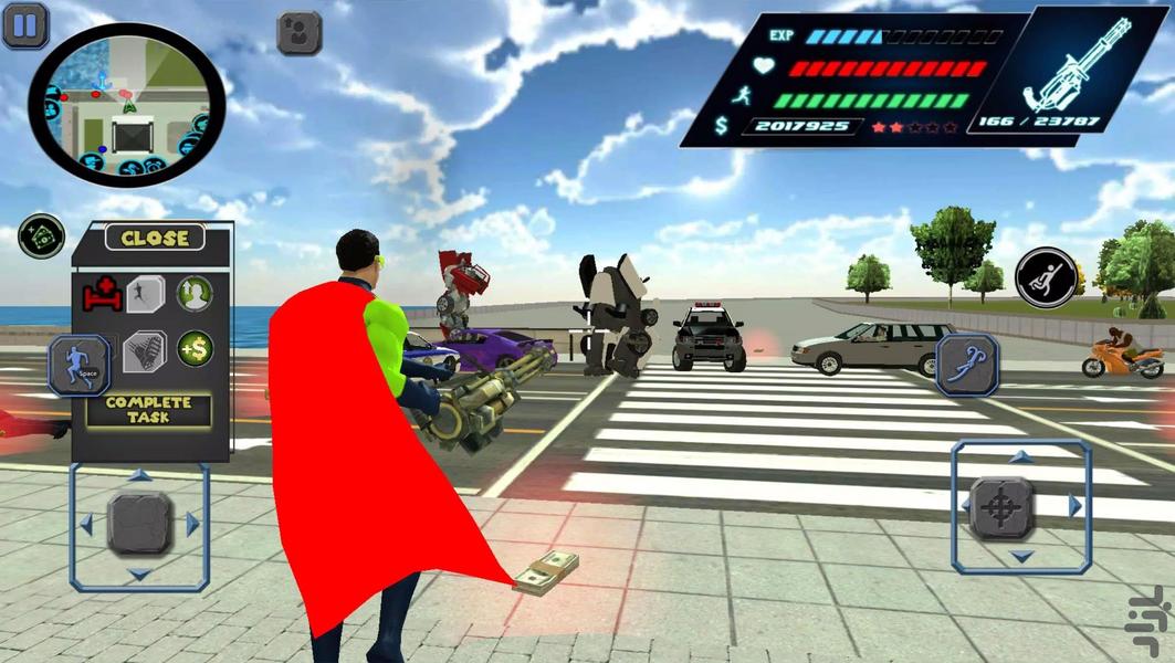 بازی سوپرمن - Gameplay image of android game
