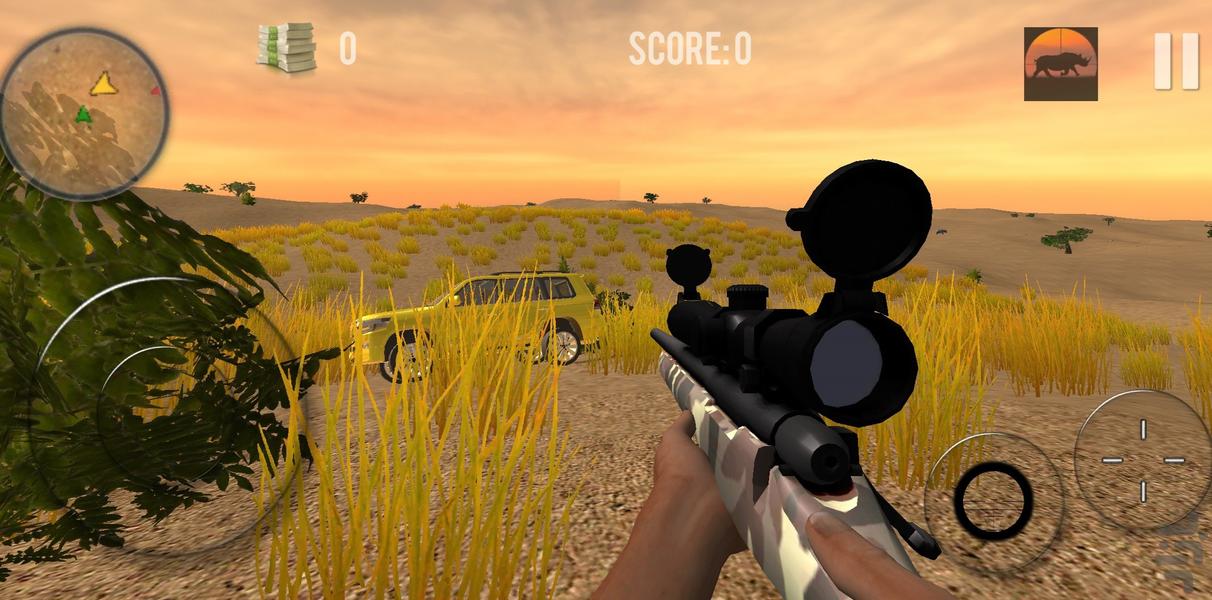 بازی سافاری | شکار حیوانات - Gameplay image of android game