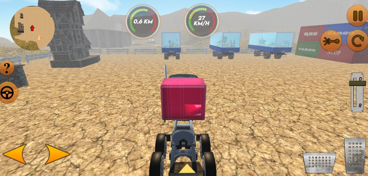 بازی کامیون حمل انتقال کوسه - Gameplay image of android game