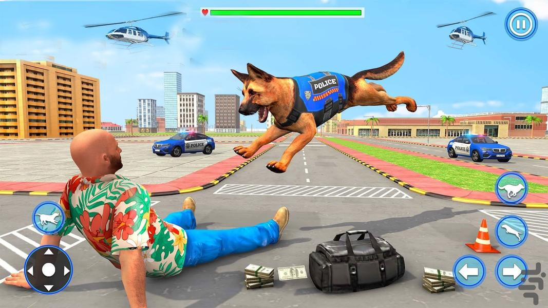 بازی سگ پلیس - Gameplay image of android game
