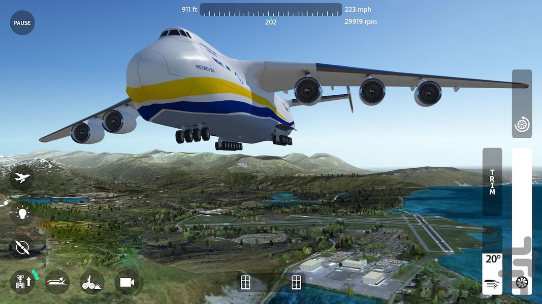 بازی هواپیمای مسافربری - Gameplay image of android game