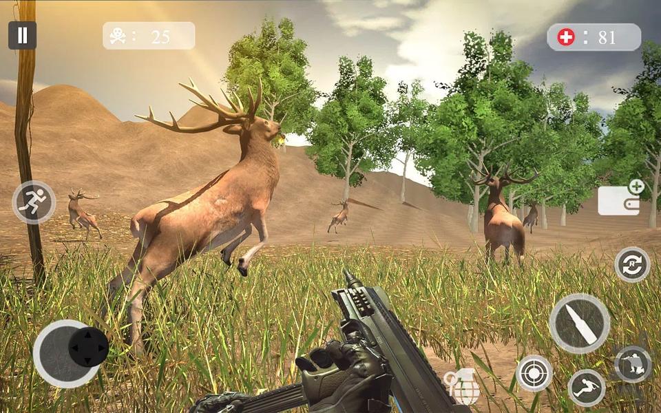 بازی شکارچی جنگل | تفنگ بازی - Gameplay image of android game