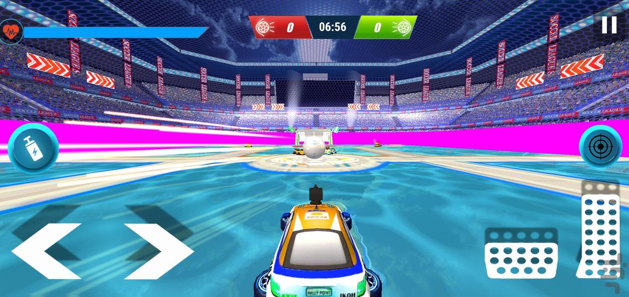 بازی فوتبال ماشین ها | جنگ ماشینی - Gameplay image of android game