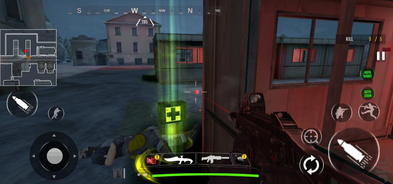 بازی تفنگی نیروی ویژه - Gameplay image of android game