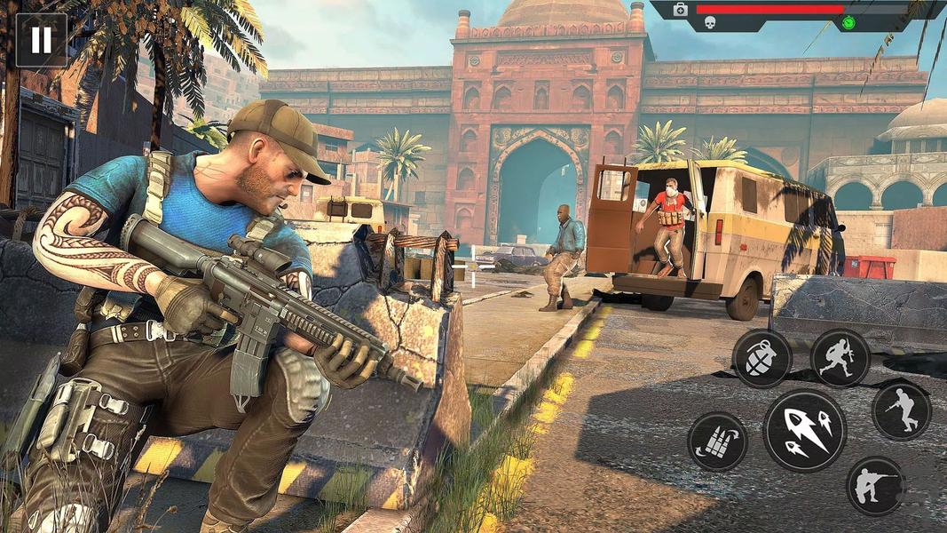 بازی تفنگی نیروی ویژه - Gameplay image of android game