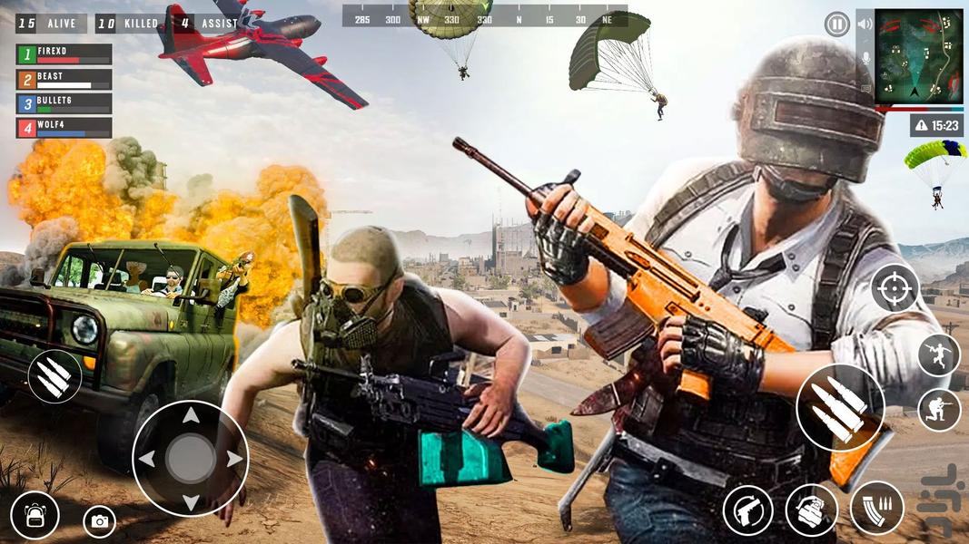 بازی تفنگی نیروی ویژه - Gameplay image of android game