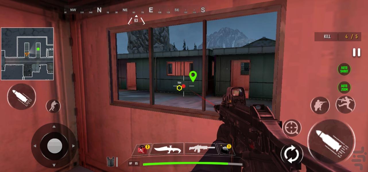 بازی تفنگی نیروی ویژه - Gameplay image of android game