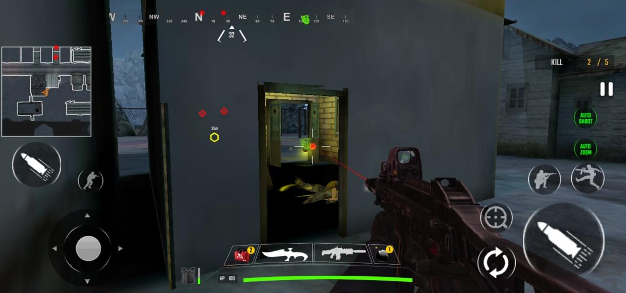 بازی تفنگی نیروی ویژه - Gameplay image of android game