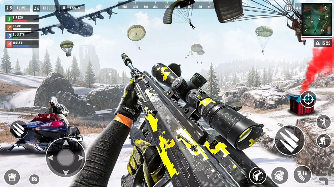 بازی تفنگی نیروی ویژه - Gameplay image of android game