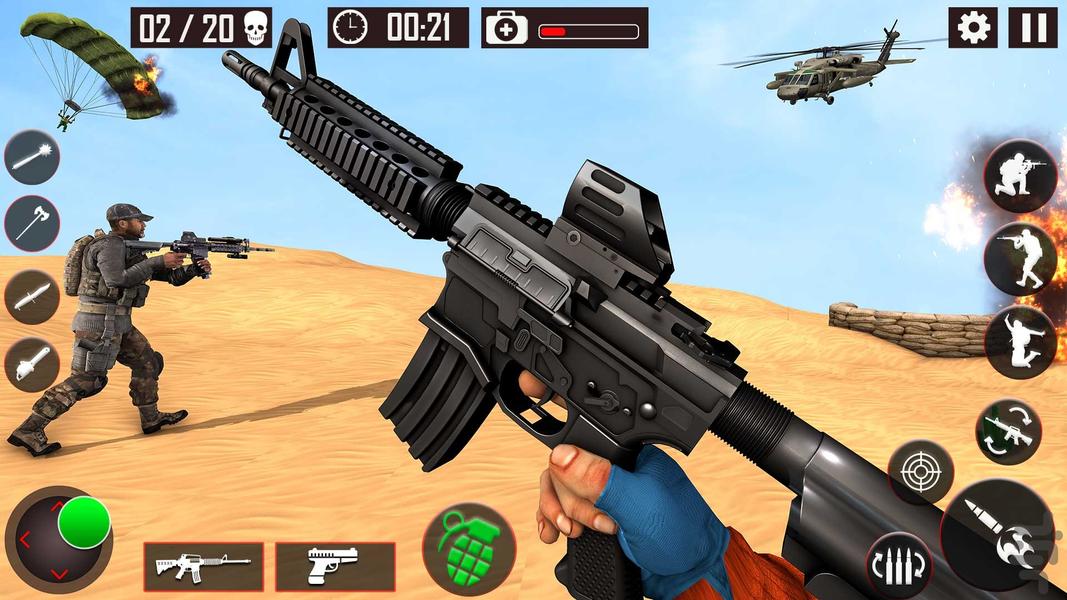 بازی جنگی عملیات ویژه - Gameplay image of android game