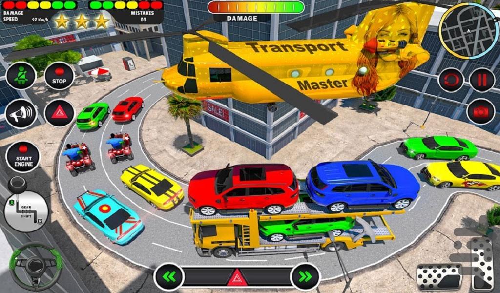 بازی تریلی حمل ماشین - Gameplay image of android game