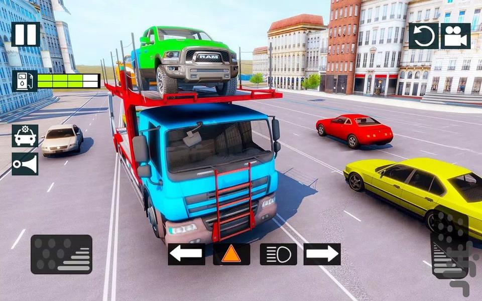 بازی تریلی حمل ماشین - Gameplay image of android game