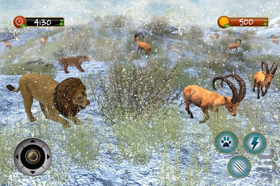 بازی شیر در جنگل | بازی جدید|راز بقا - Gameplay image of android game