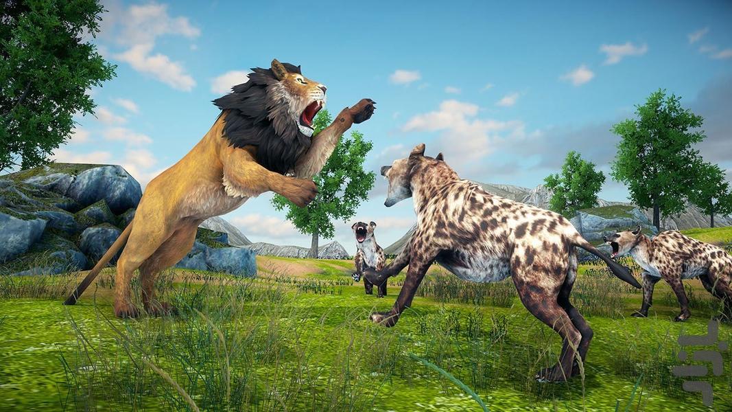 بازی شیر در جنگل - Gameplay image of android game