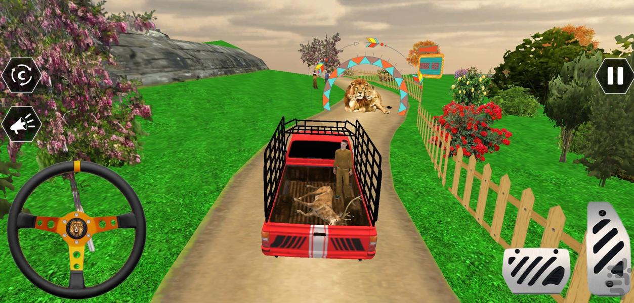 بازی انتقال حیوانات وحشی - عکس بازی موبایلی اندروید