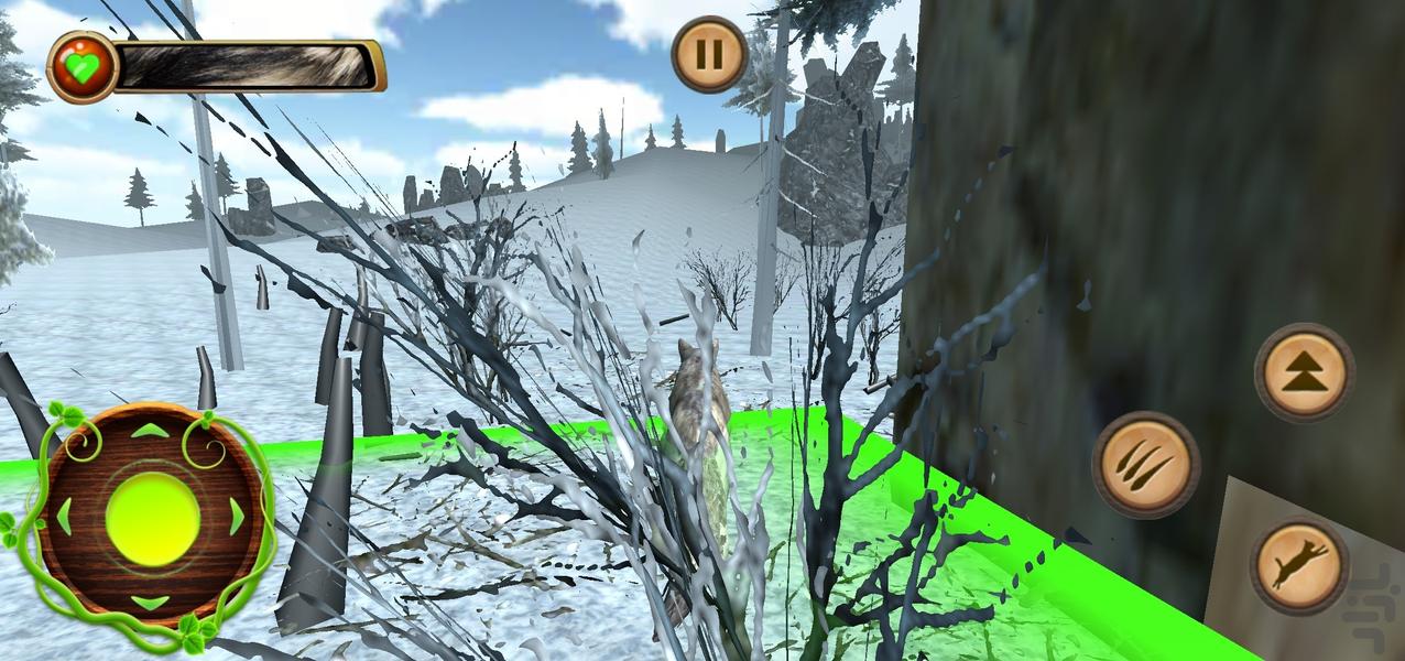 بازی جنگ گرگ ها | حیات وحش - Gameplay image of android game