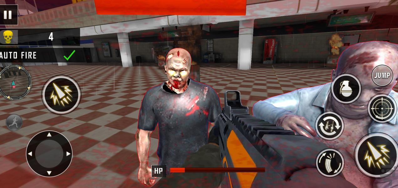 بازی تفنگی زامبی - Gameplay image of android game