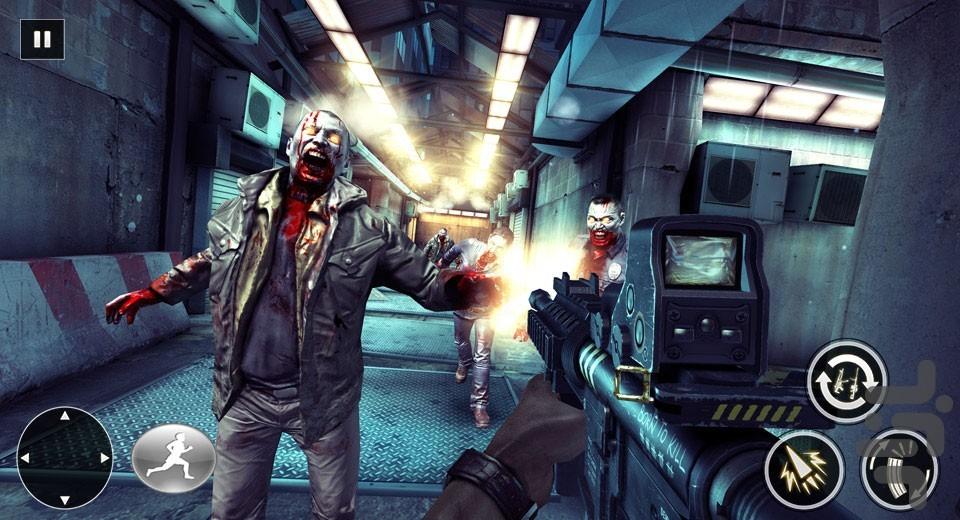بازی تفنگی زامبی - Gameplay image of android game