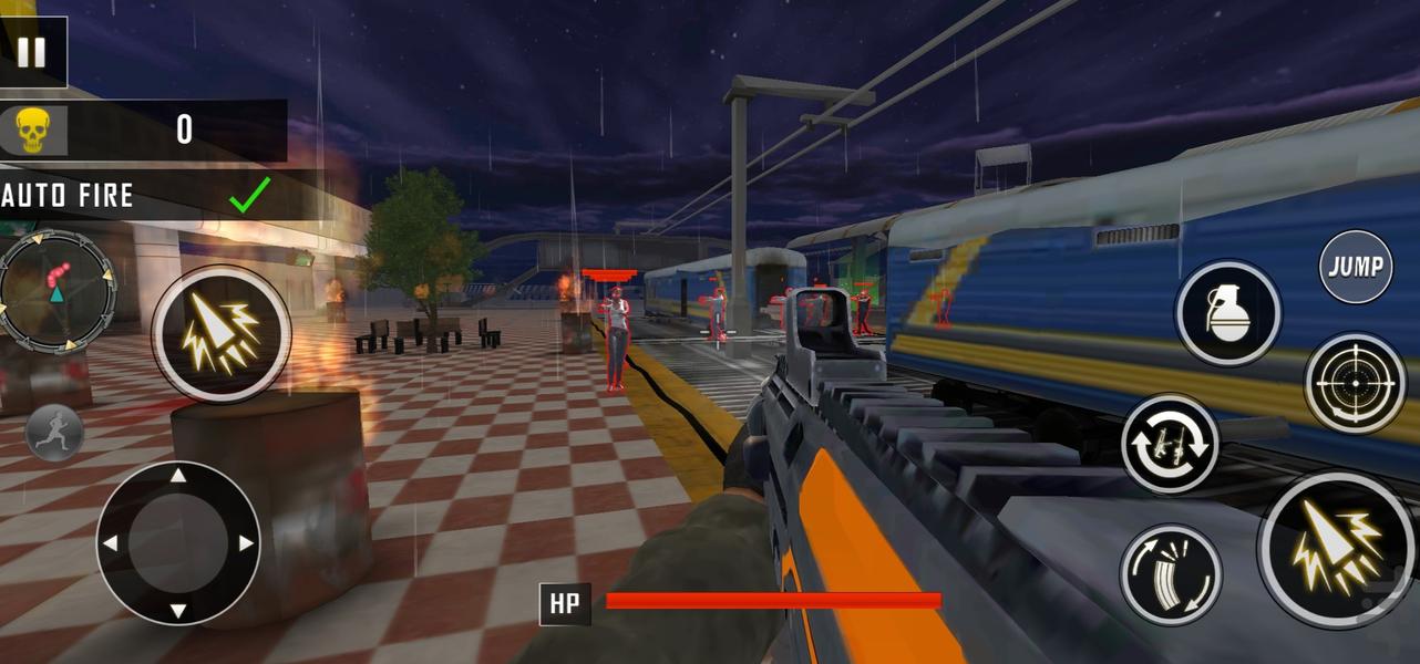 بازی تفنگی زامبی - Gameplay image of android game