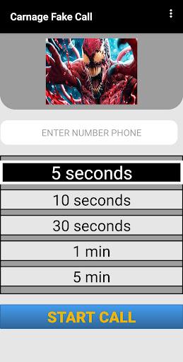 Red Venom Fake Call - عکس برنامه موبایلی اندروید