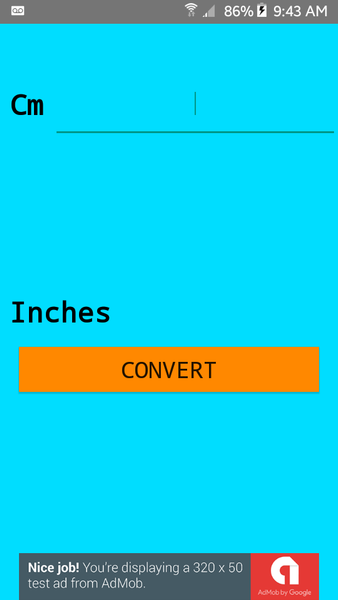 Unit Converter(Cm and Inches) - Image screenshot of android app