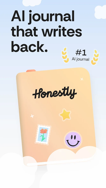 Journal with AI - Honestly - عکس برنامه موبایلی اندروید