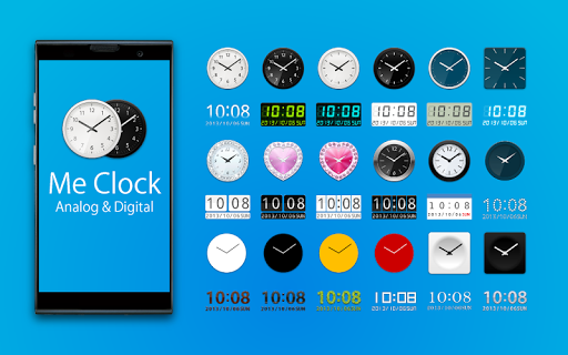 Me Clock widget 2 - Analog & Digital - عکس برنامه موبایلی اندروید